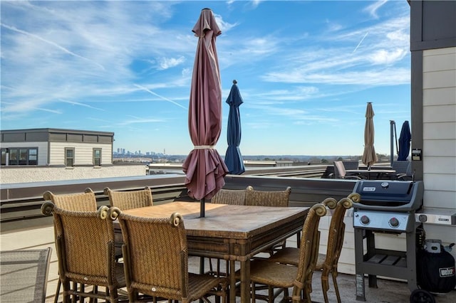 view of patio / terrace with grilling area