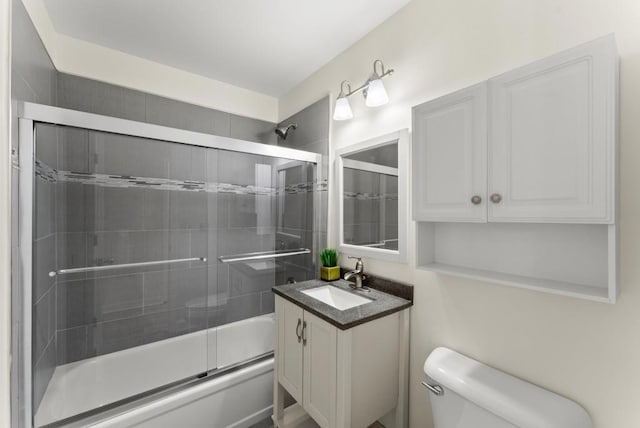 385 Jayne Ellen Way, Alpharetta, GA 30009 - full bathroom featuring toilet, enclosed tub / shower combo, and vanity