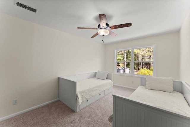385 Jayne Ellen Way, Alpharetta, GA 30009 - bedroom featuring light carpet, baseboards, and ceiling fan