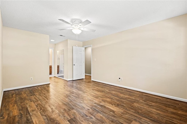 98 Hampshire Ct, Avondale Estates, GA 30002 - unfurnished room with a ceiling fan, baseboards, and wood finished floors
