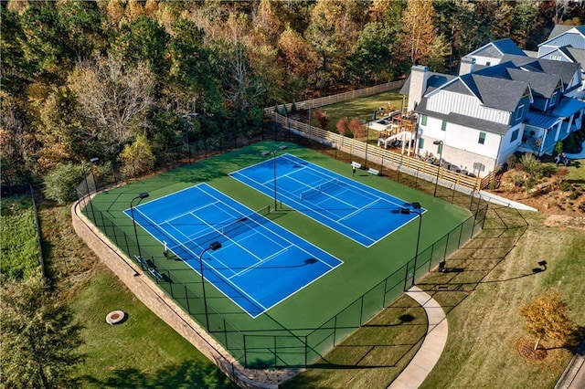 view of sport court