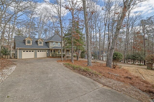 wooden deck featuring covered porch