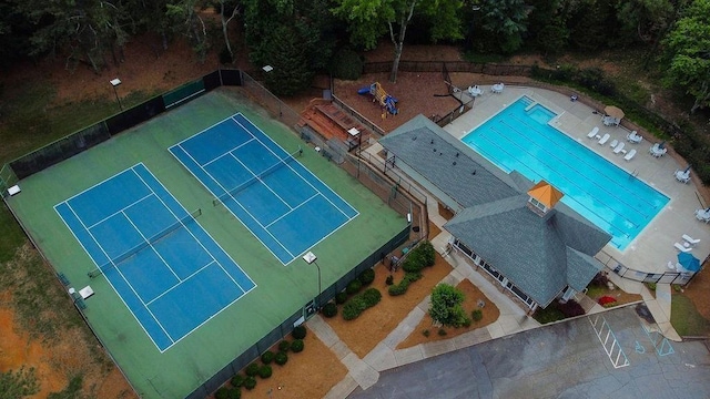 5440 Cameron Forest Pkwy, Johns Creek, GA 30022 - aerial view of a pool