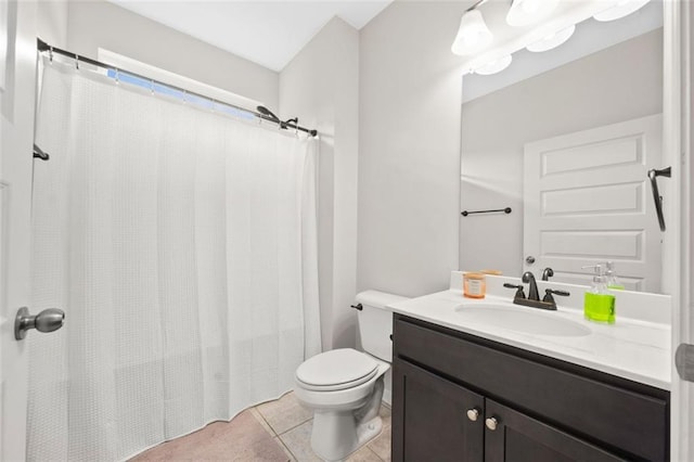 110 Collingwood Lndg, Covington, GA 30016 - bathroom featuring vanity, tile patterned flooring, and a shower with curtain