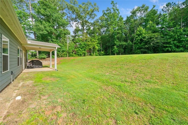 110 Collingwood Lndg, Covington, GA 30016 - view of green lawn featuring a patio area