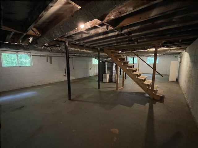 6106 Oak Hill Dr SW, Austell, GA 30168 - below grade area featuring stairway
