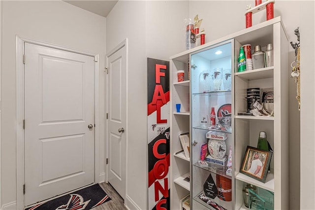 446 Vandenburg Dr, Villa Rica, GA 30180 - entryway featuring wood finished floors