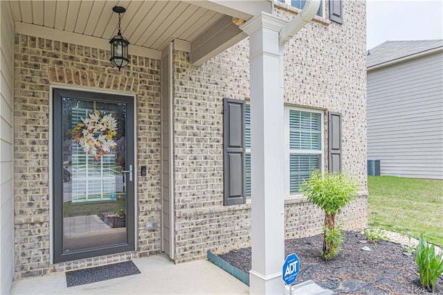 446 Vandenburg Dr, Villa Rica, GA 30180 - entrance to property with brick siding and a porch