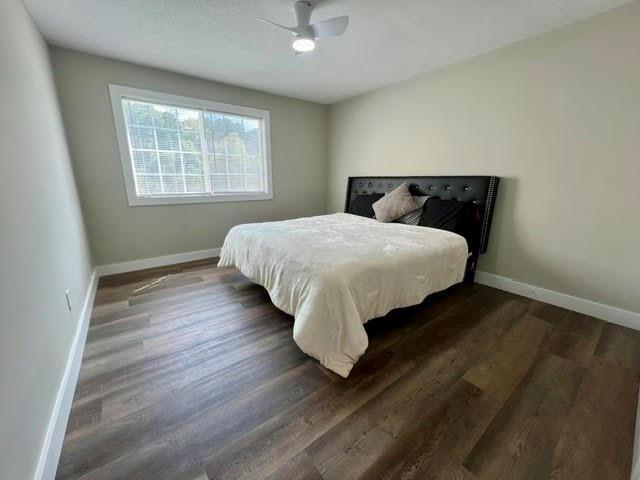 405 Fairburn Rd SW Unit 231, Atlanta, GA 30331 - bedroom featuring wood finished floors and a ceiling fan
