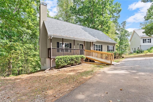 view of front of house