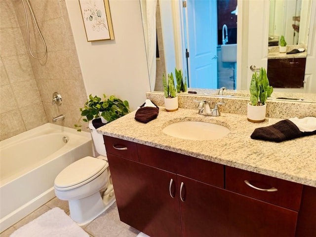 400 W Peachtree St NW Unit 3412, Atlanta, GA 30308 - full bath featuring vanity, shower / bath combo, and tile patterned floors