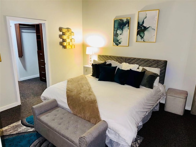 400 W Peachtree St NW Unit 3412, Atlanta, GA 30308 - bedroom featuring baseboards and carpet floors