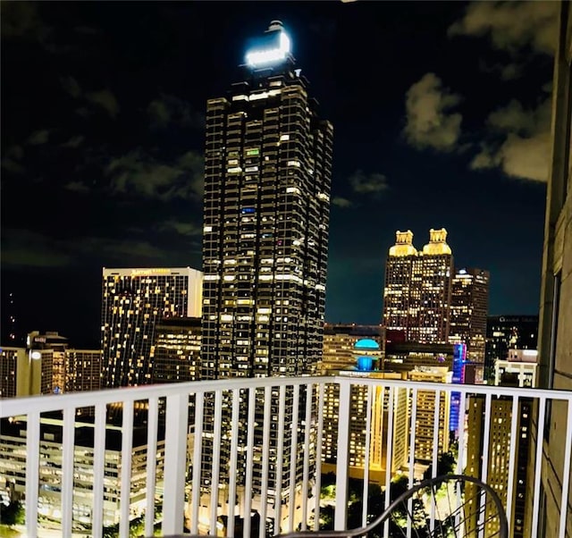 400 W Peachtree St NW Unit 3412, Atlanta, GA 30308 - city view featuring a view of city lights