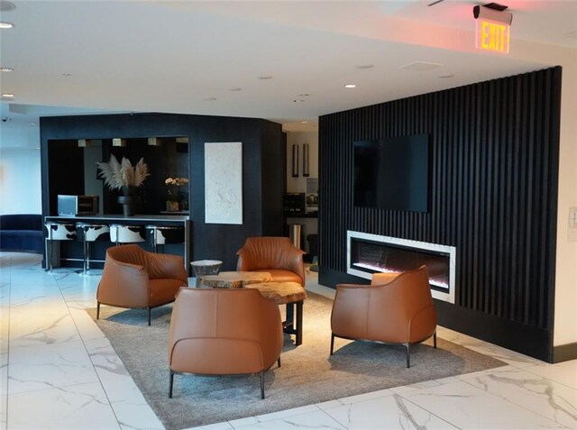 400 W Peachtree St NW Unit 3412, Atlanta, GA 30308 - building lobby featuring recessed lighting