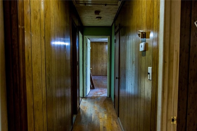 83 Manning Lake Rd, Rome, GA 30165 - hall featuring wooden walls and wood finished floors