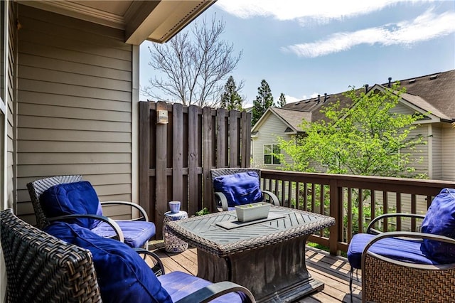 view of deck
