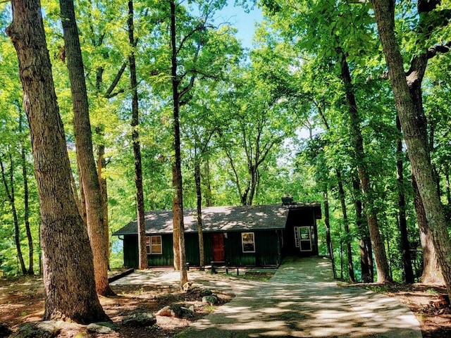 view of front of home