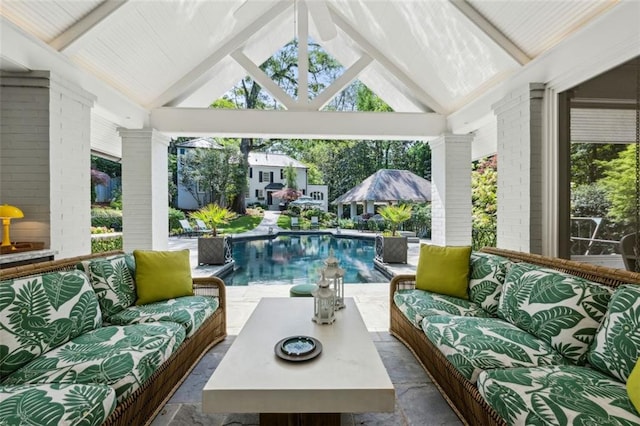 3086 E Pine Valley Rd NW, Atlanta, GA 30305 - view of sunroom / solarium