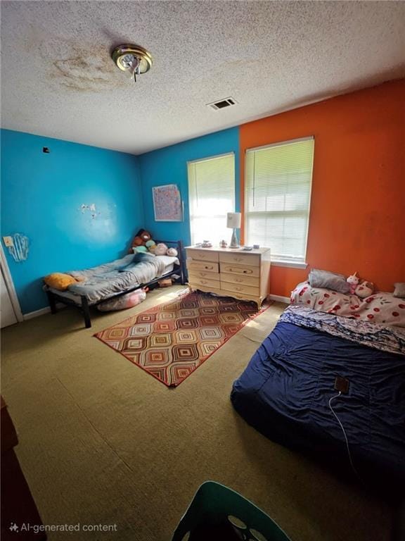 7073 Stonecreek Dr, Douglasville, GA 30134 - bedroom with carpet floors, a textured ceiling, and baseboards