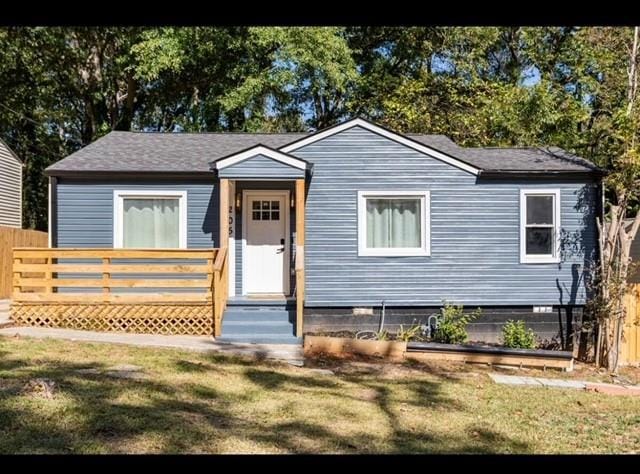 205 Maple St, Atlanta, GA 30354 - view of front of property featuring a wooden deck
