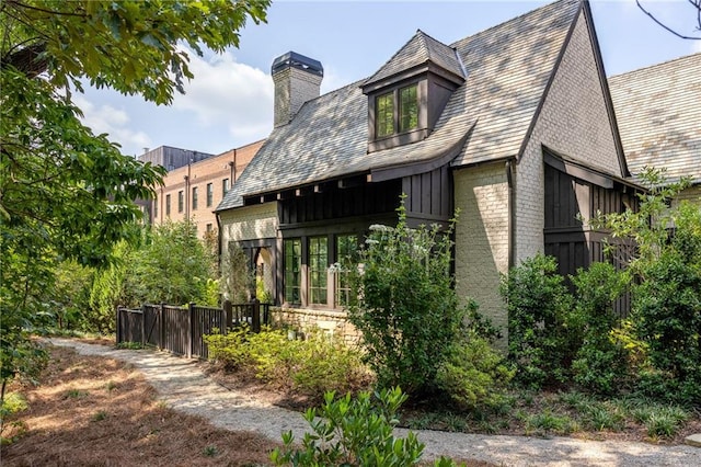 view of rear view of property