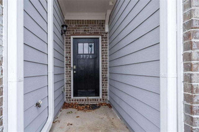 view of entrance to property