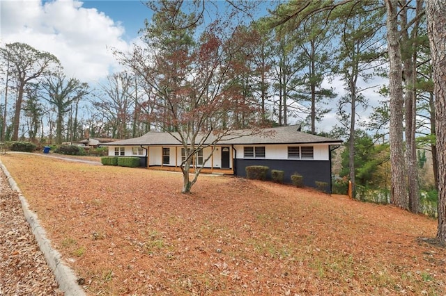 view of ranch-style house