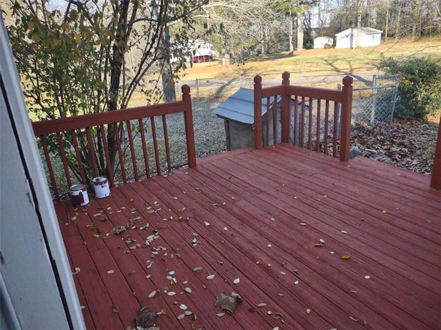 view of deck