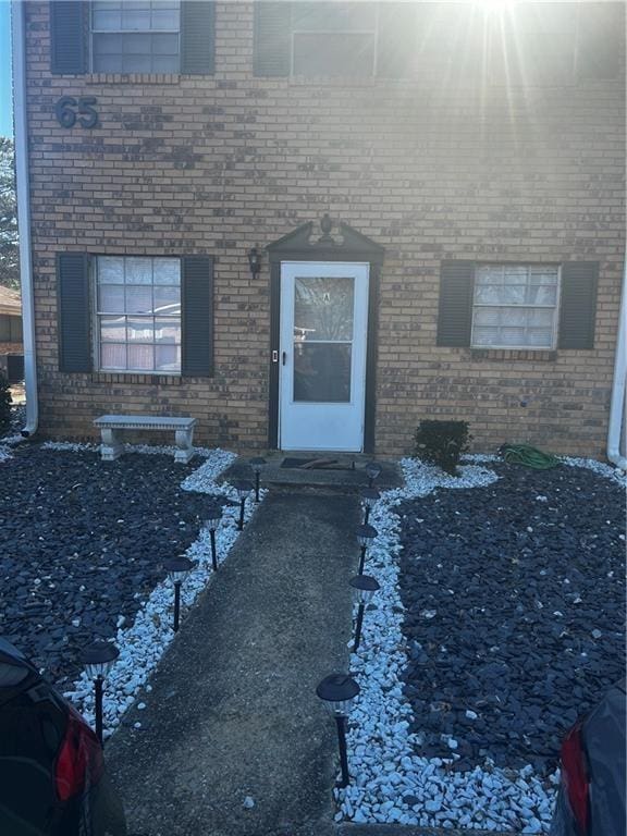 4701 Flat Shoals Rd Unit 65A, Union City, GA 30291 - doorway to property featuring brick siding