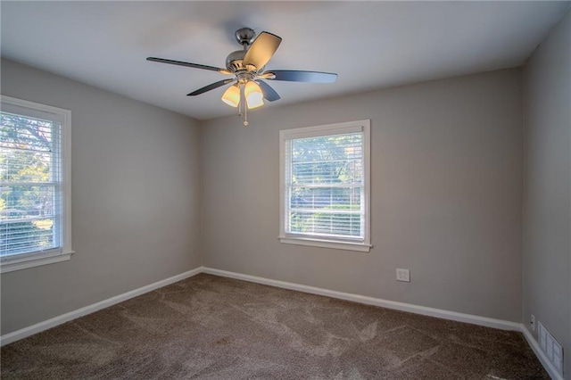 2308 Sheryl Dr, Decatur, GA 30032 - empty room featuring carpet, baseboards, and ceiling fan