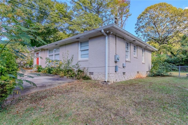 2308 Sheryl Dr, Decatur, GA 30032 - view of property exterior with crawl space and a patio