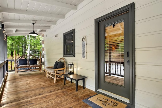 100 Black Oaks Rd, Cherry Log, GA 30522 - property entrance with a porch