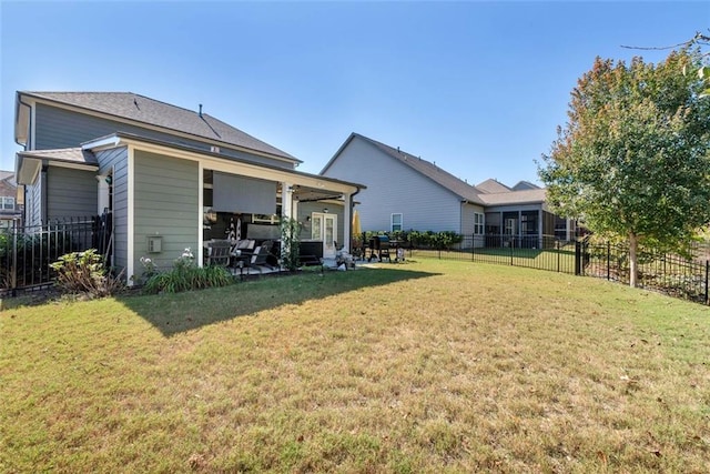 6628 Rivergreen Rd, Flowery Branch, GA 30542 - back of property featuring a patio