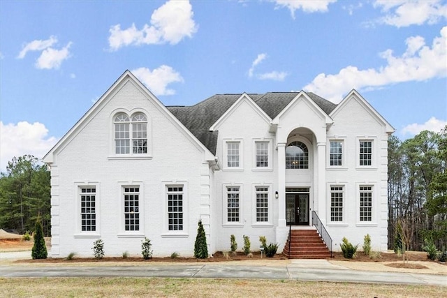 view of front of property featuring french doors