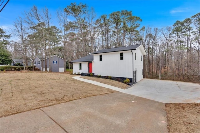 view of front of home