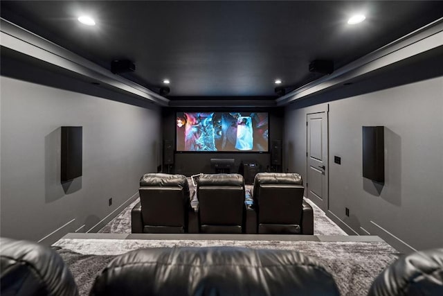 107 Equest Dr, Canton, GA 30115 - carpeted home theater with recessed lighting