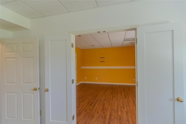 851 Roget Ct, Lawrenceville, GA 30045 - spare room featuring a paneled ceiling and wood finished floors