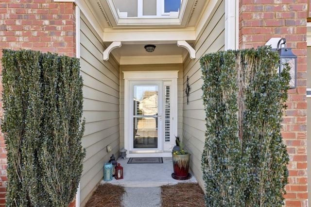 view of entrance to property