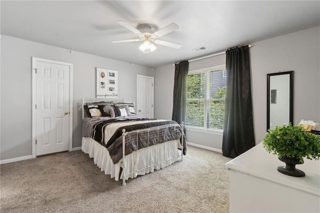2713 Misty Rock Cv, Dacula, GA 30019 - bedroom with light colored carpet and ceiling fan