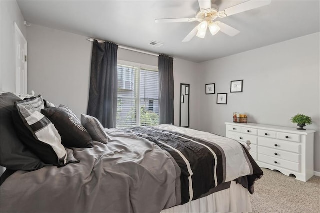 2713 Misty Rock Cv, Dacula, GA 30019 - bedroom with light carpet and ceiling fan