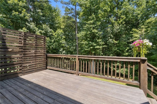 2713 Misty Rock Cv, Dacula, GA 30019 - view of wooden deck