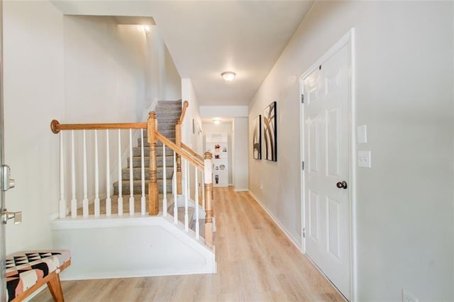 3622 Utoy Dr, South Fulton, GA 30331 - staircase with wood finished floors