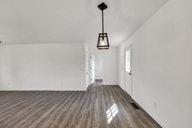 716 Phillips Dr, Monroe, GA 30656 - foyer with dark wood-style floors and baseboards