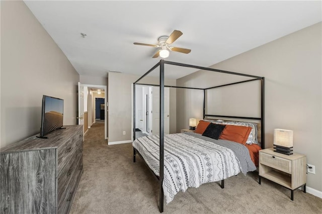 7077 Biltmore Trce, Lithonia, GA 30058 - carpeted bedroom featuring baseboards and a ceiling fan