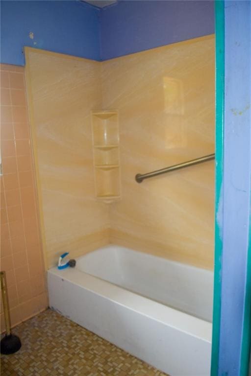 bathroom featuring tub / shower combination