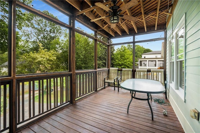 315 Melrose Ave, Decatur, GA 30030 - sunroom / solarium with a ceiling fan
