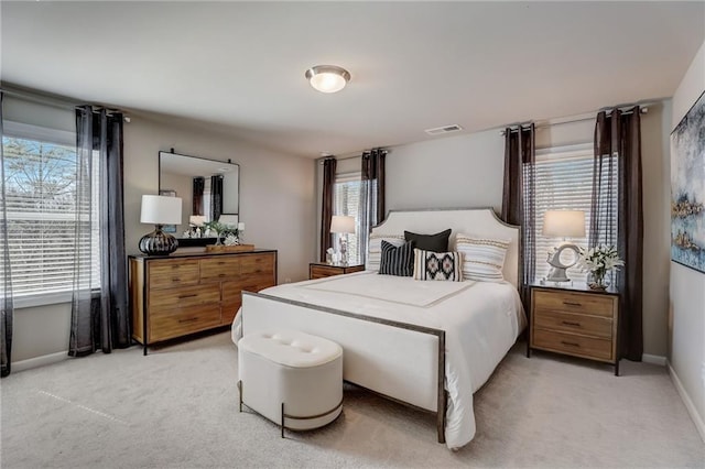 bedroom with carpet flooring