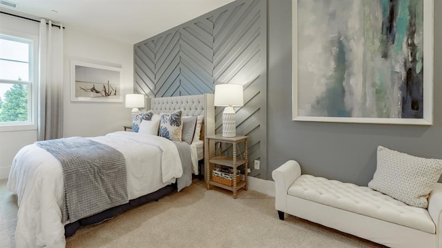 bedroom featuring carpet floors