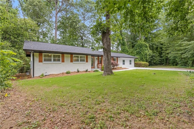 3614 N Druid Hills Rd N, Decatur, GA 30033 - single story home with a front lawn and brick siding