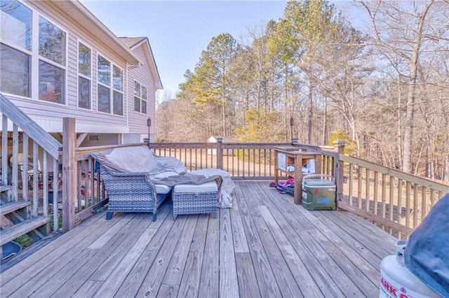 view of deck